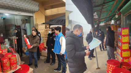 郜台司法所积极融入行政执法联合检查，助力辖区经营活动规范开展